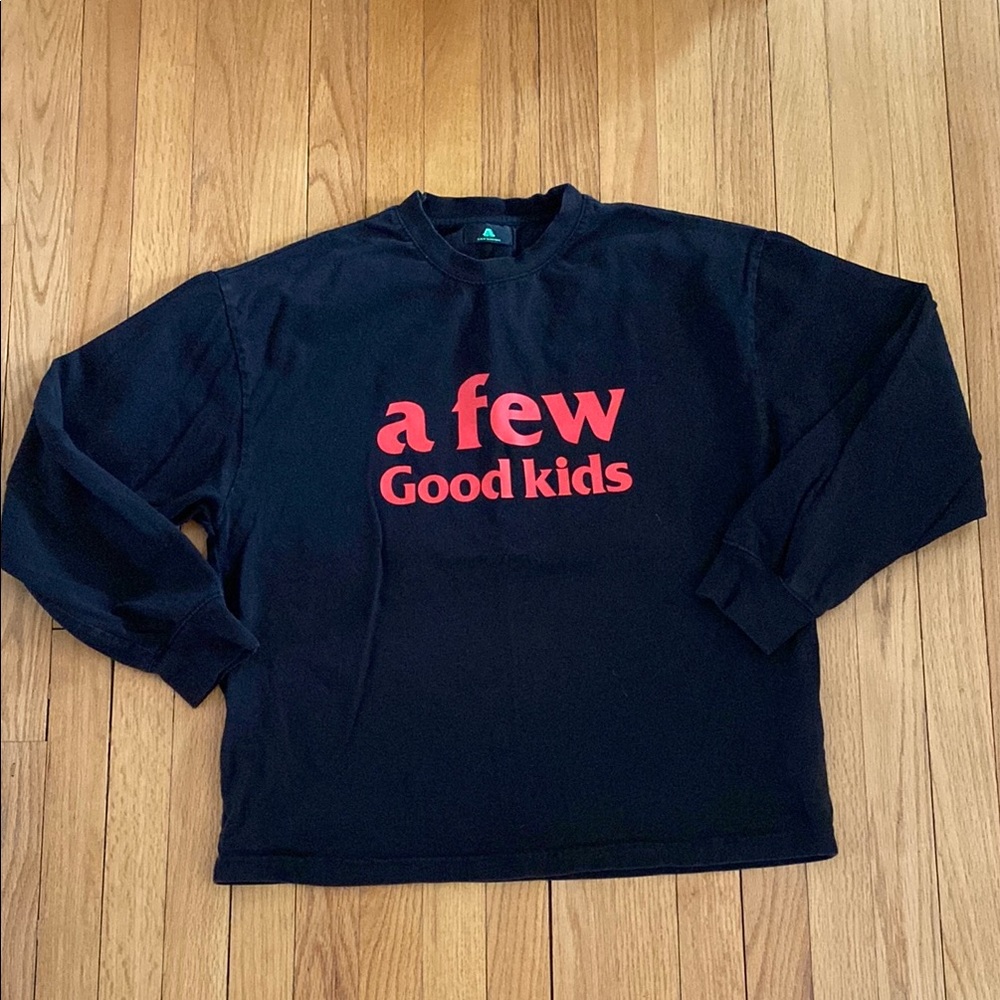 A Few Good Kids streetwear oversized black long sleeve t-shirt